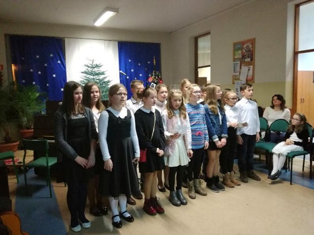 Koncert kolęd w SP1